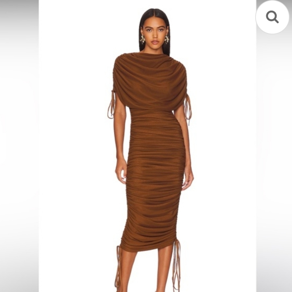 Ratu Ruched Midi Dress